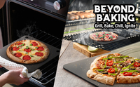 Loyang Pizza Baja Karbon Q235B Premium, Sandblasted, Vacuum Gas Nitrided