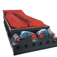 Machine intégrée double-axe haute résistance de type spirale pour le lavage du sable, l'élimination de l'eau et le criblage, capacité 50-300t/h, AC