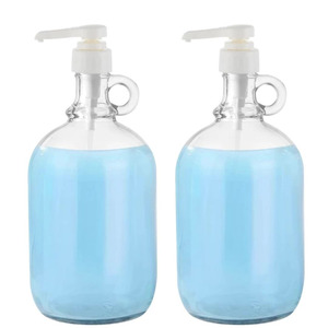 Vente en gros de <span class=keywords><strong>distributeur</strong></span> de détergent à <span class=keywords><strong>lessive</strong></span> <span class=keywords><strong>liquide</strong></span> en verre <span class=keywords><strong>Distributeur</strong></span> de détergent à <span class=keywords><strong>lessive</strong></span> 64oz pour savon adoucissant - Product Image 2