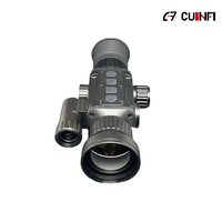 Lunette thermique légère avec capteur 640x512, zoom 1-8x, 10 types de réticules, NETD20mk, détection 2600m, télémètre laser 1000m