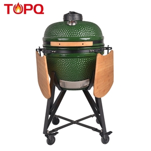 TOPQ-asadores de carbono verde <span class=keywords><strong>para</strong></span> parrilla, 20 pulgadas, kamado - Product Image 2