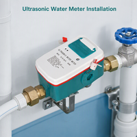 Compteur d'eau ultrasonique intelligent numérique Modbus/Lora/Lorawan/Gsm/Nb-iot