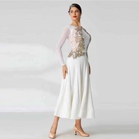 M-2020 Nouvelle Robe De Danse De Salon Pour Les Filles Pratique Vêtements Nouvelle Valse Latine Norme Nationale Vêtements de Danse Moderne Robe De Danse