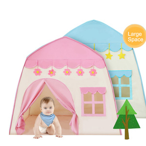 JXB Tente d'intérieur pliable de bonne qualité, <span class=keywords><strong>tipi</strong></span> de style jouet de sport pour enfants, monde intérieur avec filles - Product Image 1