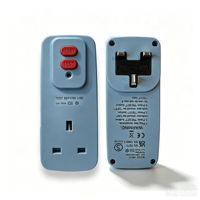 Adaptateur portable NANDAO CE 13A 250V UK RCD avec protection contre les fuites PRCD et coupure de courant en cas de fuite à la terre pour appareils domestiques, extérieurs et de jardin