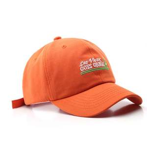 Chapeau de papa uni 100% coton bon marché, unisexe, mode, haute qualité, casquette de baseball avec logo brodé non structuré - Product Image 2