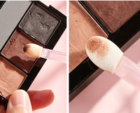 LMLTOP Vente en gros – Applicateur de fard à paupières double face 8-en-1 avec éponge haute élasticité – Pinceau à fard à paupières portable – Outils de maquillage pour les yeux