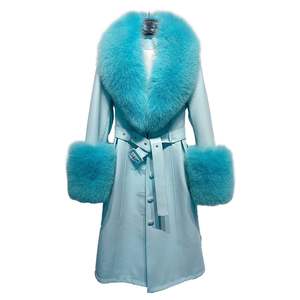 Женское зимнее пальто из натуральной овчины - Product Image 5