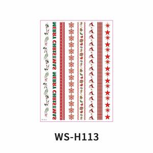 Temporary Tattoos Christmas Water <b>Transfer</b> Decals Waterproof Body Art <b>Stickers</b> Skin Candles Holidays Office School YF015 - Product Image 3