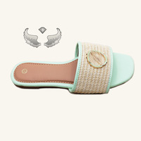 Sandales plates d'été élégantes et de haute qualité, antidérapantes et durables pour femmes et dames - Vente en gros de sandales pour femmes
