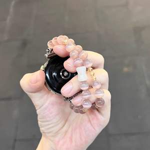 Correa de reloj transpirable de PVC con cierre a presión para Apple <span class=keywords><strong>Watch</strong></span> Series 5/4, diseño de ojo en amatista lila, compatible con GT5/<span class=keywords><strong>GT3</strong></span> - Product Image 2