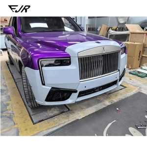Pour <span class=keywords><strong>Rolls</strong></span> <span class=keywords><strong>Royce</strong></span> Cullinan Kit Carrosserie 2019 Mise à Niveau 2025 Ancienne vers Nouvelle Version Kit Pare-chocs Plug and Play Phares LED Calandre - Product Image 2
