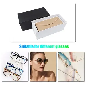 Óculos de sol de couro, óculos de sol de couro preto, grosso, resistente, óptico, embalagem magnética
