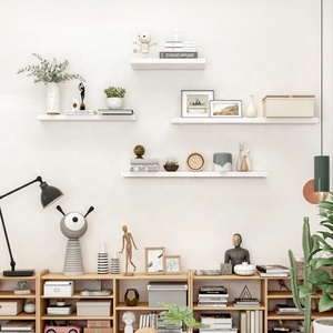 Kệ nổi MDF đa năng, kệ gỗ treo tường, giải pháp lưu trữ trên tường cho nhà cửa, hệ thống sắp xếp kệ tường - Product Image 6