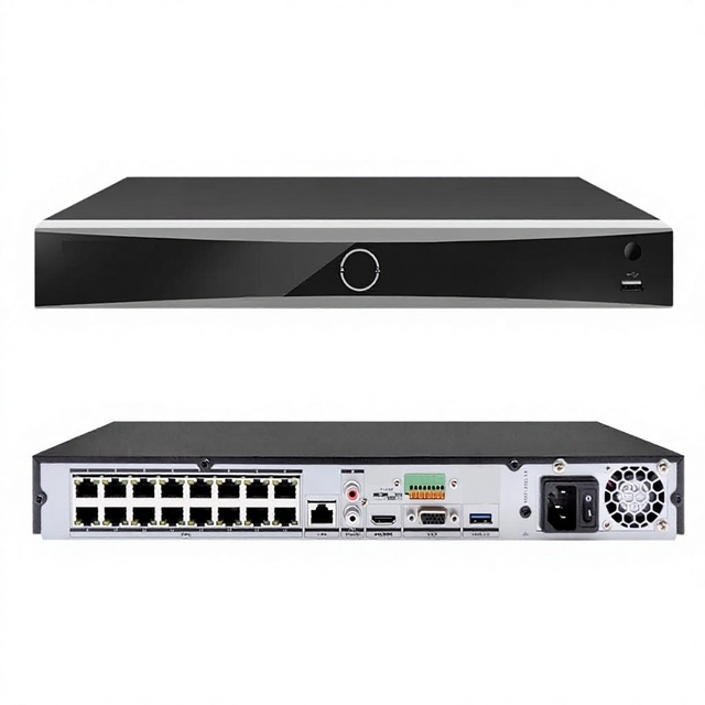 DS-7616NXI-K2/16P 16CH 4K POE AcuSense NVR Network Video Recorder Human Vehicle Detection Compatible HIK Vision IP Camera