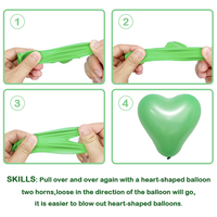 Hoge Kwaliteit Chroom Latex Ballonnen Hart Vorm Bruiloft Decoratie Latex Ballonnen Verschillende Maten Latex Ballon 12 Inch
