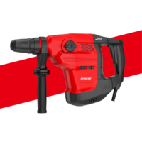 Martillo Perforador Rotatorio de 1800W y 14J con 2 Funciones, AVR, Protección Contra Sobrecarga y Vibración, Martillo de Demolición Eléctrico con Cable