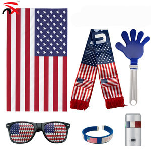 Conjunto <span class=keywords><strong>de</strong></span> Artículos <span class=keywords><strong>de</strong></span> Animación con Bandera Nacional: Bufanda, Gafas <span class=keywords><strong>de</strong></span> Sol, Aplaudidor <span class=keywords><strong>de</strong></span> Mano, Pulsera y Bandera para Eventos Deportivos y Copa <span class=keywords><strong>de</strong></span> Fútbol - Product Image 3