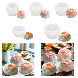 Tridimensional viento <span class=keywords><strong>nacional</strong></span> hibisco flor vela molde de silicona aromaterapia decoración molde - Product Image 2