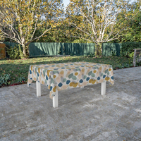 Nappe en PVC à motif de feuilles, résistante aux taches, imperméable, anti-huile, rectangulaire, pour table à manger, pour la maison, les fêtes