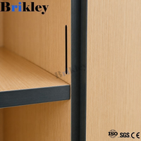 Casier de gym numérique Brikley en HPL phénolique, étanche, avec serrure intelligente pour hôtel, salle de sport intérieure, spa