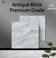Carrelage en porcelaine effet marbre beige mat 300x300 de Foshan pour sol et mur intérieurs