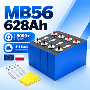 Nuevas Celdas de Batería EVE MB56 628Ah LiFePO4 3.2V Prismáticas Recargables para Almacenamiento de Energía Solar, Stock en Polonia, Envío DDP en 3-5 Días - Product Image 1