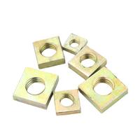 DIN562 Mur Tipis Hexagonal Berulir Penuh Berlapis Seng Poles Kelas 8 M6 Industri