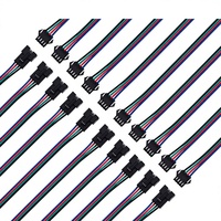 Câble connecteur SM mâle-femelle en PVC de gros du fabricant Zhongpu pour bande LED et prise de batterie de jouet RC