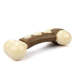 <b>Dog</b> Paw <b>Bones</b> <b>Nylon</b> Cowhide Durable Dental Chew Toy For Teeth Grinding Medium Size - Product Image 1