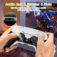 Manette de jeu sans fil OEM de haute qualité BT 5.3 avec connexion 2.4G, volant de jeu à réaction pour iOS, Android, PS5, PC, Steam, Mobile