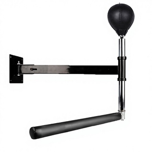 Bola <span class=keywords><strong>de</strong></span> reflejos <span class=keywords><strong>de</strong></span> <span class=keywords><strong>boxeo</strong></span> transfronteriza, tipo palo giratorio, montada en pared, retráctil, sensible, para velocidad y esquiva <span class=keywords><strong>de</strong></span> golpes - Product Image 1