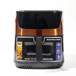 Freidoras de Aire Inteligentes, Electrodomésticos de Cocina, Acero Inoxidable, Multifuncional, Eléctrica, 8l, Doble, Digital, Freidora de Aire sin Aceite - Product Image 2