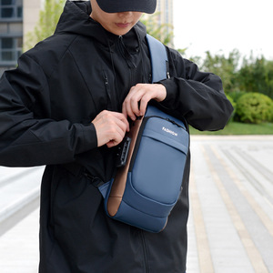 Bolsos de Pecho para Hombre, Nuevos, Modernos, para Viajes, Deportes al Aire Libre, Correr, Caminar, con USB - Product Image 6