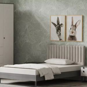 โครงเตียงแฝดสวยงามสำหรับเด็ก<span class=keywords><strong>เฟอร์นิเจอร์</strong></span>ห้องนอนไม้เมลามีนสำหรับเตียงเด็กใช้ในบ้าน - Product Image 3