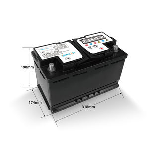 공장 도매 <span class=keywords><strong>AGM</strong></span> 12V 80AH <span class=keywords><strong>AGM</strong></span> 시작 중지 자동차 배터리 <span class=keywords><strong>AGM</strong></span>-H7-80 MF 납산 자동 배터리 - Product Image 4