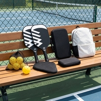 Raquette de pickleball en fibre de verre, approuvée USAPA, épaisseur 16 mm, noyau en nid d'abeille léger, portable