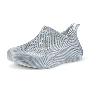 Sneakers Futuristiche da Spiaggia con Stampa Digitale a Reticolo, Stile Cyberpunk Streetwear, Scarpe Acquatiche ad Asciugatura Rapida, Scarpe Sportive da Palestra - Product Image 1