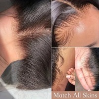 Perruques Indiennes Brutes Sans Colle à Cuticules Alignées Cheveux Humains Perruque Frontale HD Lace Suisse 13x6 Ondulée Perruque Longue Bouclée