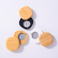 Estuche de Maquillaje Cuadrado Biodegradable de Última Generación, Paleta de Sombras de Ojos Magnética, Contenedor Compacto Magnético Vacío para Polvos