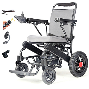 Silla de ruedas eléctrica portátil Silla de ruedas plegable eléctrica ligera con batería de litio - Product Image 1