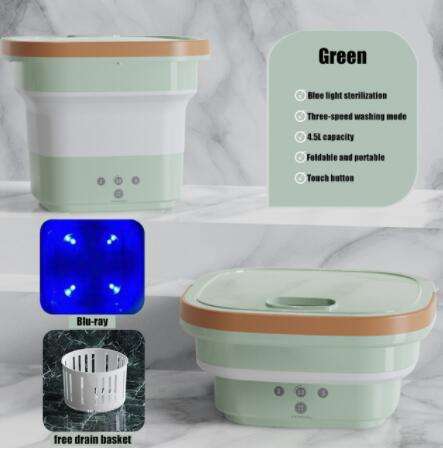 Verde (luz azul) + drenaje cesta