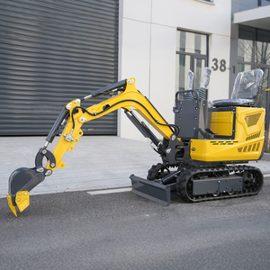 Mini-excavatrice multifonctionnelle de 0,6 tonne, CE EPA Euro 5, hydraulique, diesel, petite pelle agricole, chenilles en caoutchouc, prix compétitif - Product Image 1