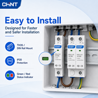 Dispositif de protection contre les surtensions CHINT NXU-I+II 25kA Type 1+2 275V 385V Rail DIN SPD