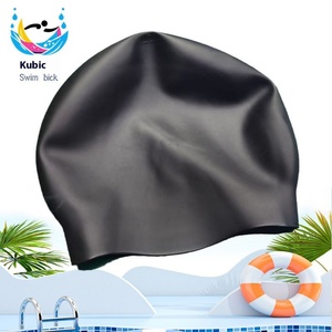 Manufacturer In-Stock Silicone Seamless Waterproof Adult <b>Swimming</b> <b>Cap</b> with Printed Logo Head-Worn Design Wholesale Availability - Product Image 3