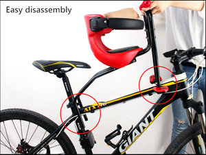 Offre Spéciale Nouvelle Montagne Route vélo siège coussin bébé enfants selle avec dossier pédales pour 0-6 ans - Product Image 6