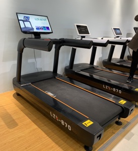 Tapis roulant motorizzato a macchina da passeggio o da corsa commerciale elettrico a buon mercato dell'attrezzatura da palestra professionale con grande TV - Product Image 3