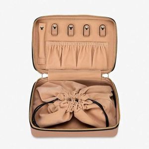Estuche Organizador de Joyas Portátil de Primera Calidad, Personalizado por Fábrica BSCI, Caja de Almacenamiento de Joyas de PU, Bolsa de Almacenamiento de Joyas - Product Image 2