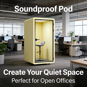 Cabine Acoustique Moderne pour <span class=keywords><strong>Bureau</strong></span> à Domicile et <span class=keywords><strong>Bureau</strong></span>, Cabine Téléphonique Insonorisée, Espace de Travail Ouvert, Réunion Privée, Réduction du Bruit - Product Image 2