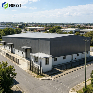 Bâtiment industriel en structure métallique, entrepôt résistant à la corrosion, atelier de construction préfabriqué résistant à la corrosion à froid - Product Image 1